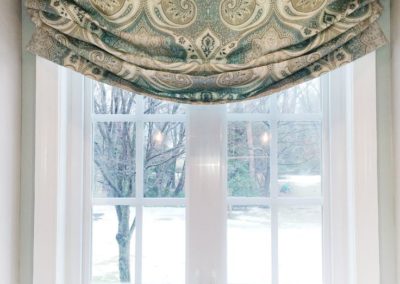 Relaxed Roman custom window covering